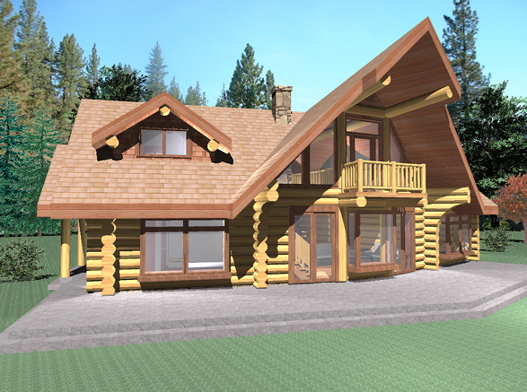 Aspiring Log Home Design